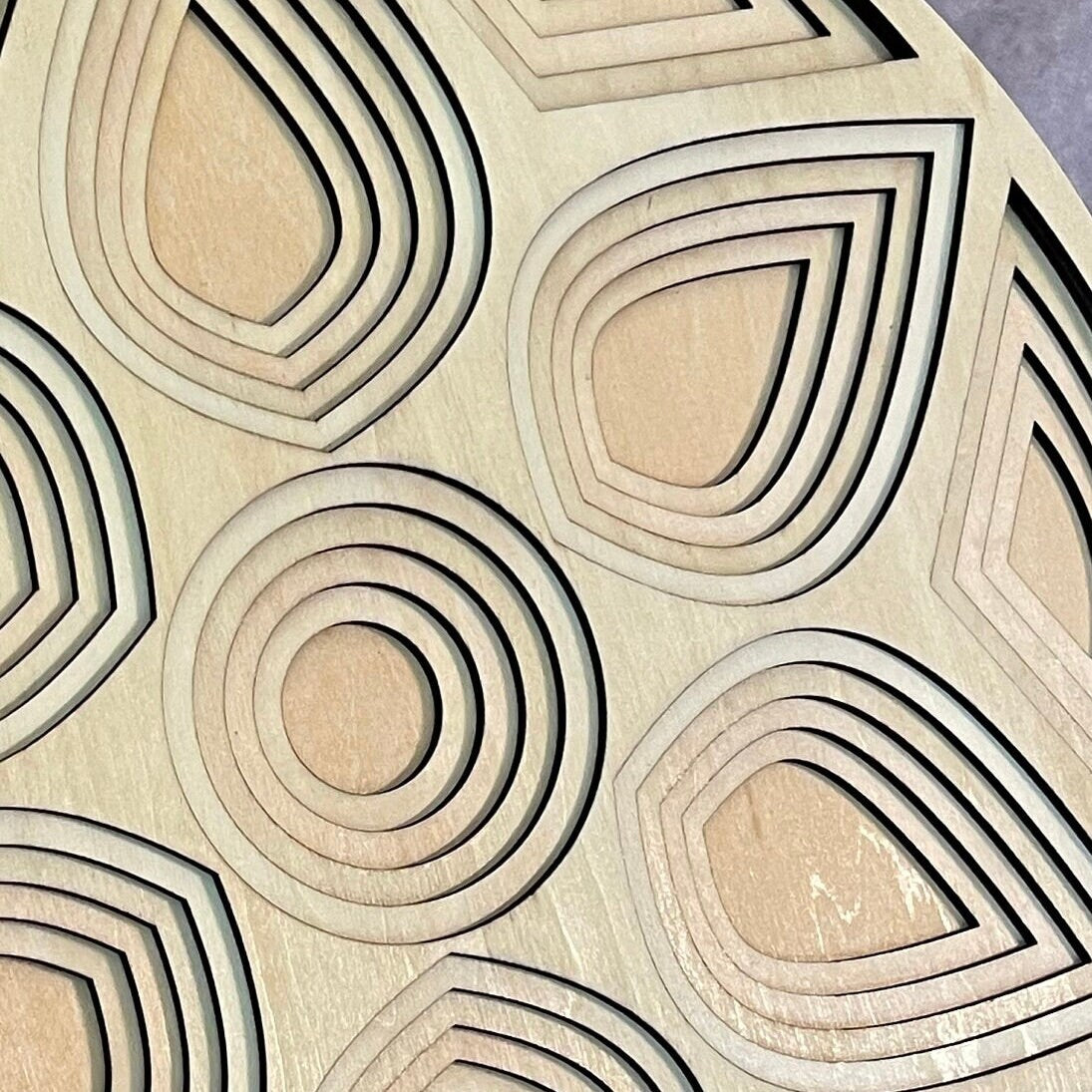 Laser Cut 6 Layers Geometric Mandala Wall Art | Nature-Inspired Design | Intricate Home Decor | Unique Gift Idea
