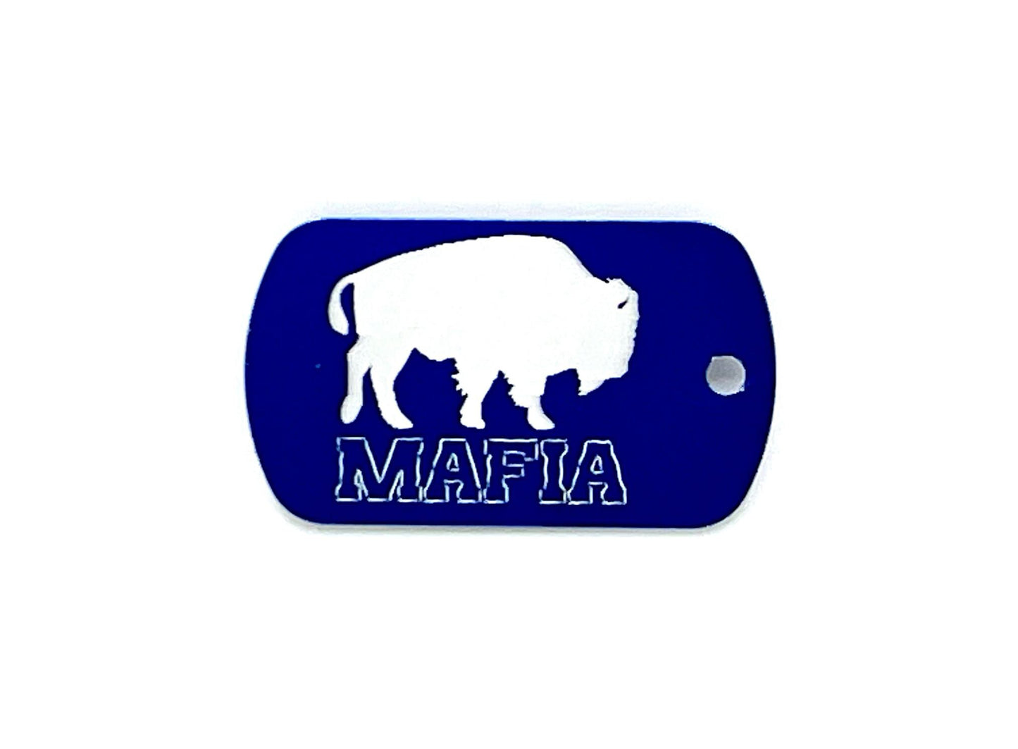 Buffalo Bills Mafia Dog Tag Keychains
