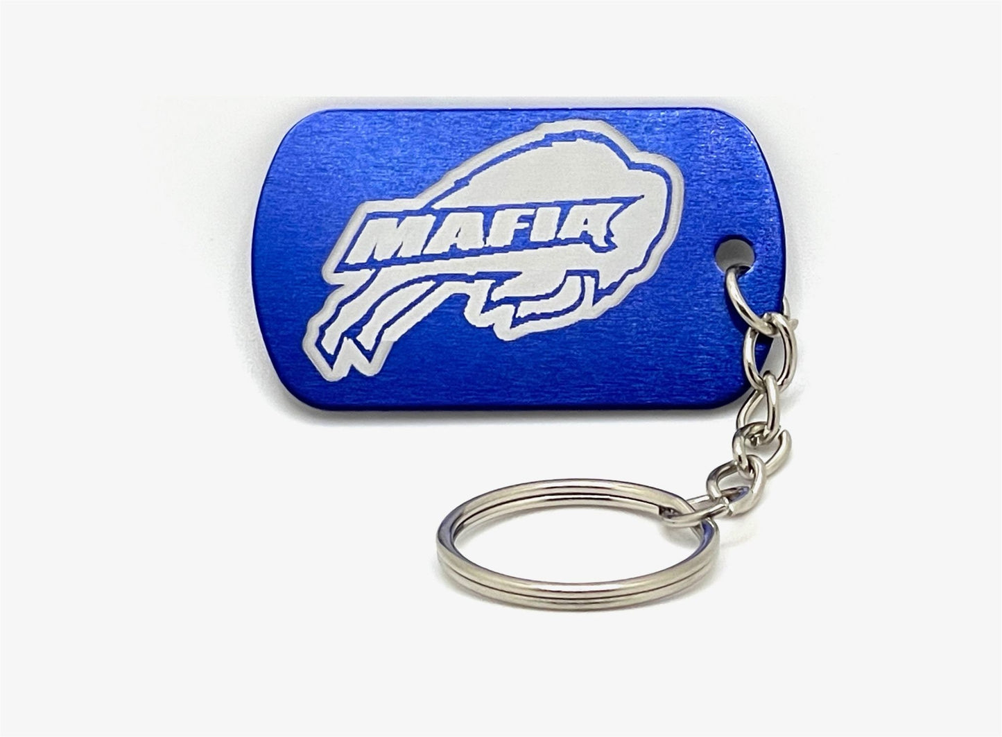 Buffalo Bills Mafia Dog Tag Keychains