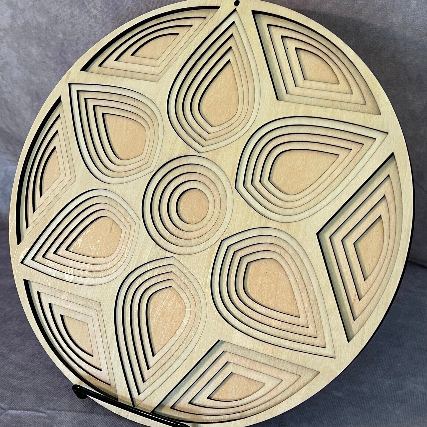 Laser Cut 6 Layers Geometric Mandala Wall Art | Nature-Inspired Design | Intricate Home Decor | Unique Gift Idea