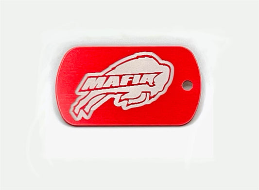 Buffalo Bills Mafia Dog Tag Keychains