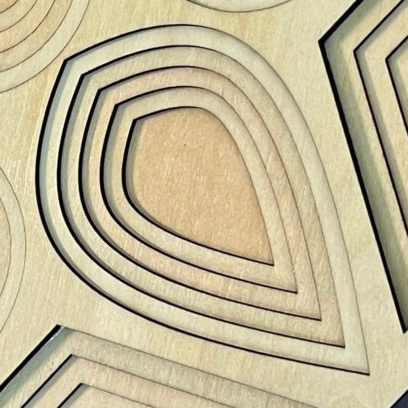 Laser Cut 6 Layers Geometric Mandala Wall Art | Nature-Inspired Design | Intricate Home Decor | Unique Gift Idea