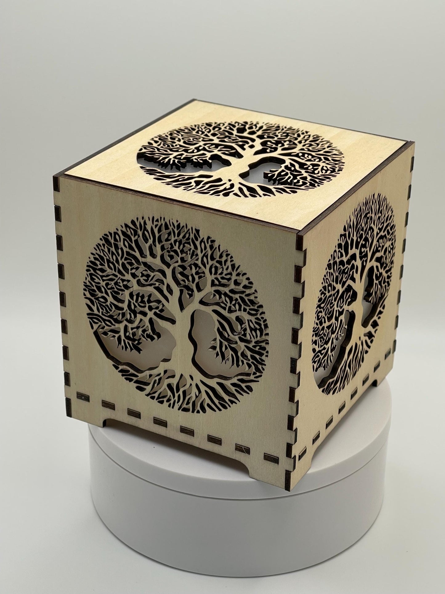 Flameless LED Votive Lantern - Tree of Life