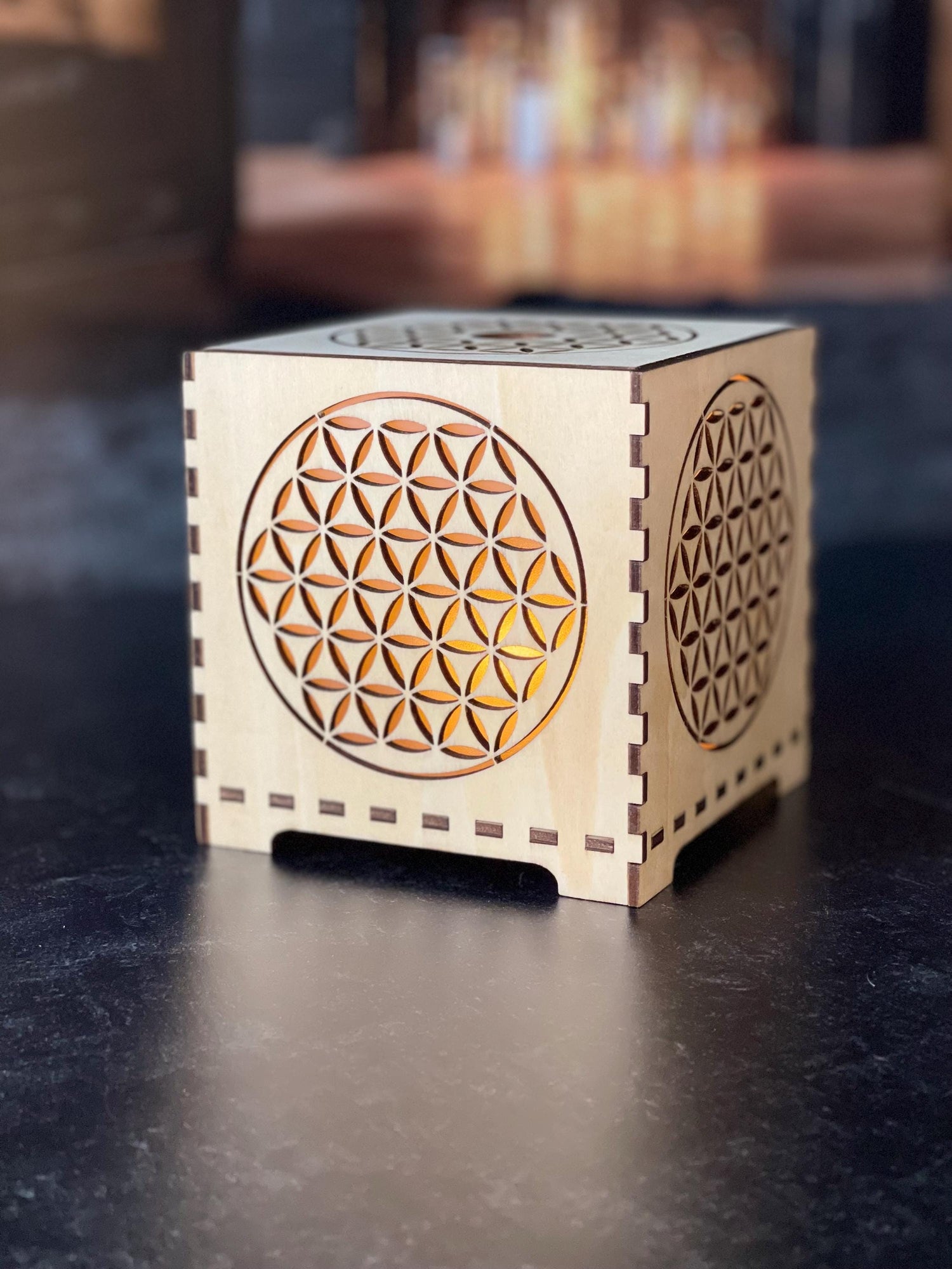 Laser-Cut Flameless LED Votives