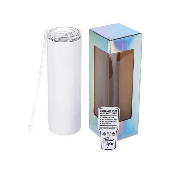 Adorable Fox Stainless Tumbler 20 oz Skinny | Lid & Straw | Woodland Animal Drinkware | Cute Fox Gift | Animal Lover Gift