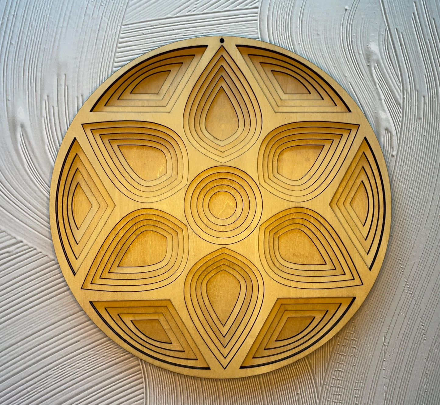 Laser Cut 6 Layers Geometric Mandala Wall Art | Nature-Inspired Design | Intricate Home Decor | Unique Gift Idea