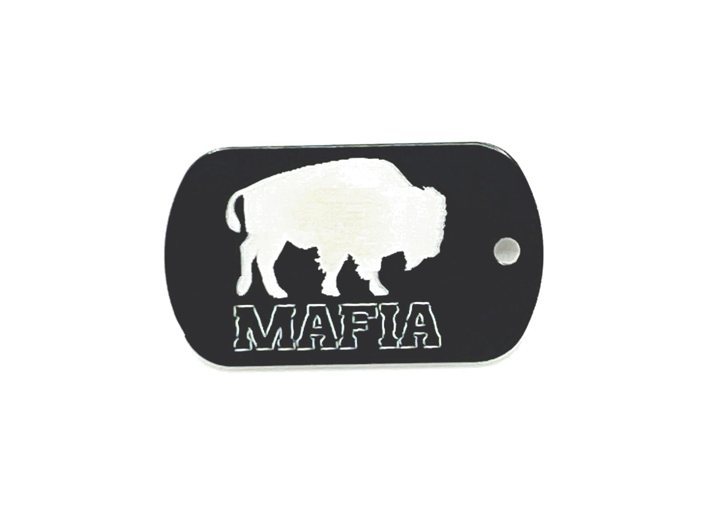 Buffalo Bills Mafia Dog Tag Keychains